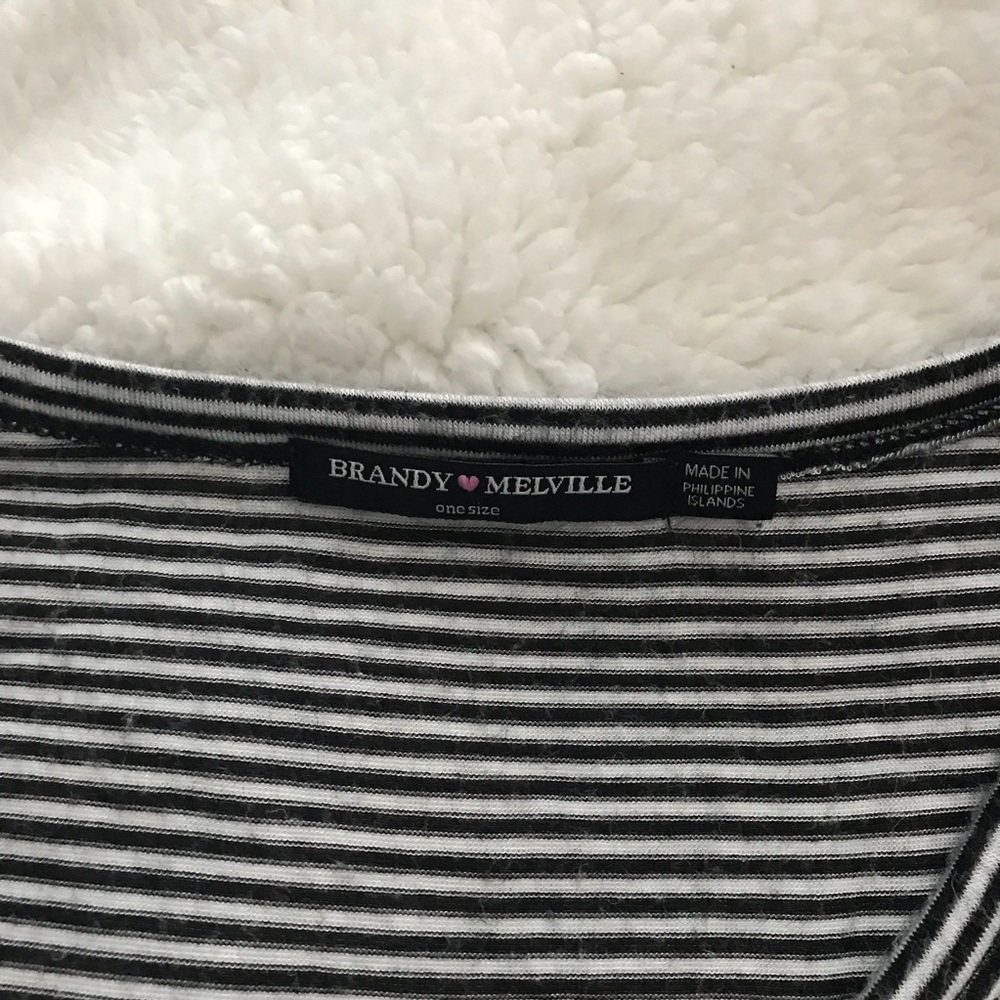 Brandy Melville Pocket Stripped Tee Dress - Picture 4 of 4